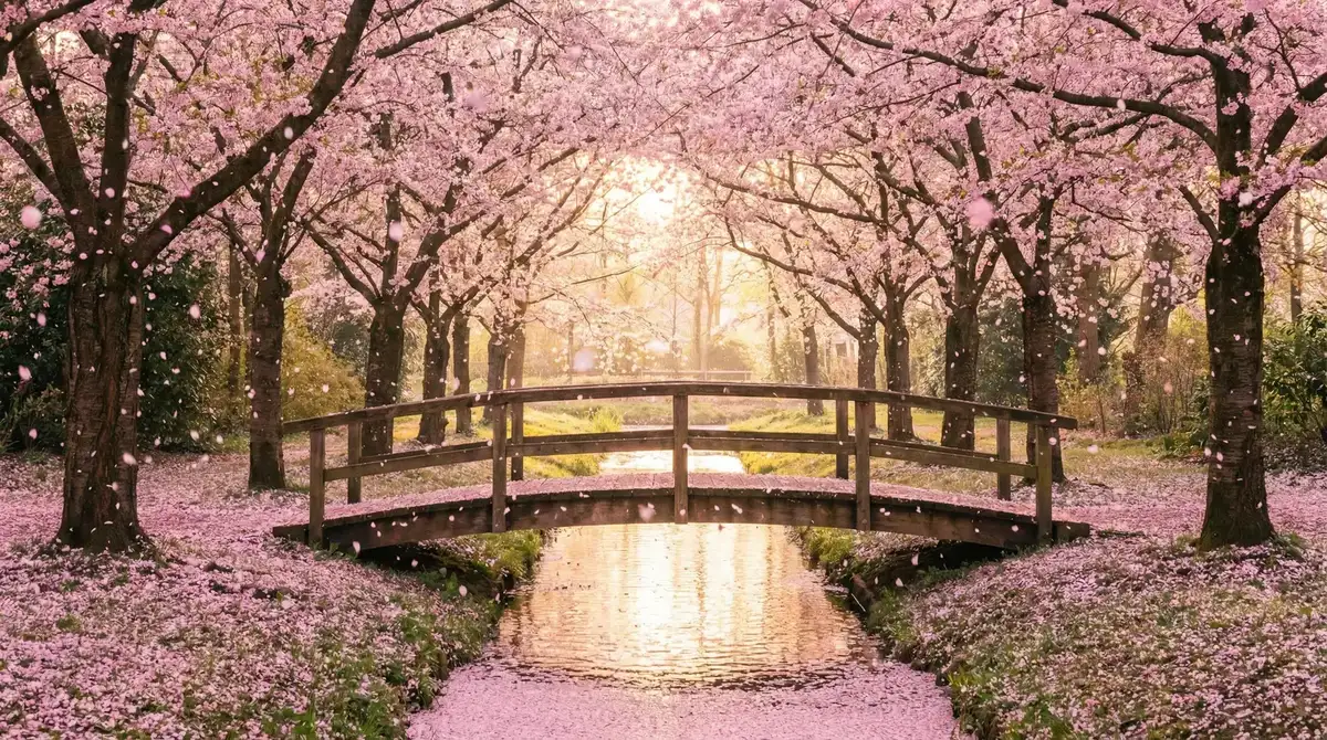 樱花桥畔 - 重庆华硕笔记本维修 唯美风景